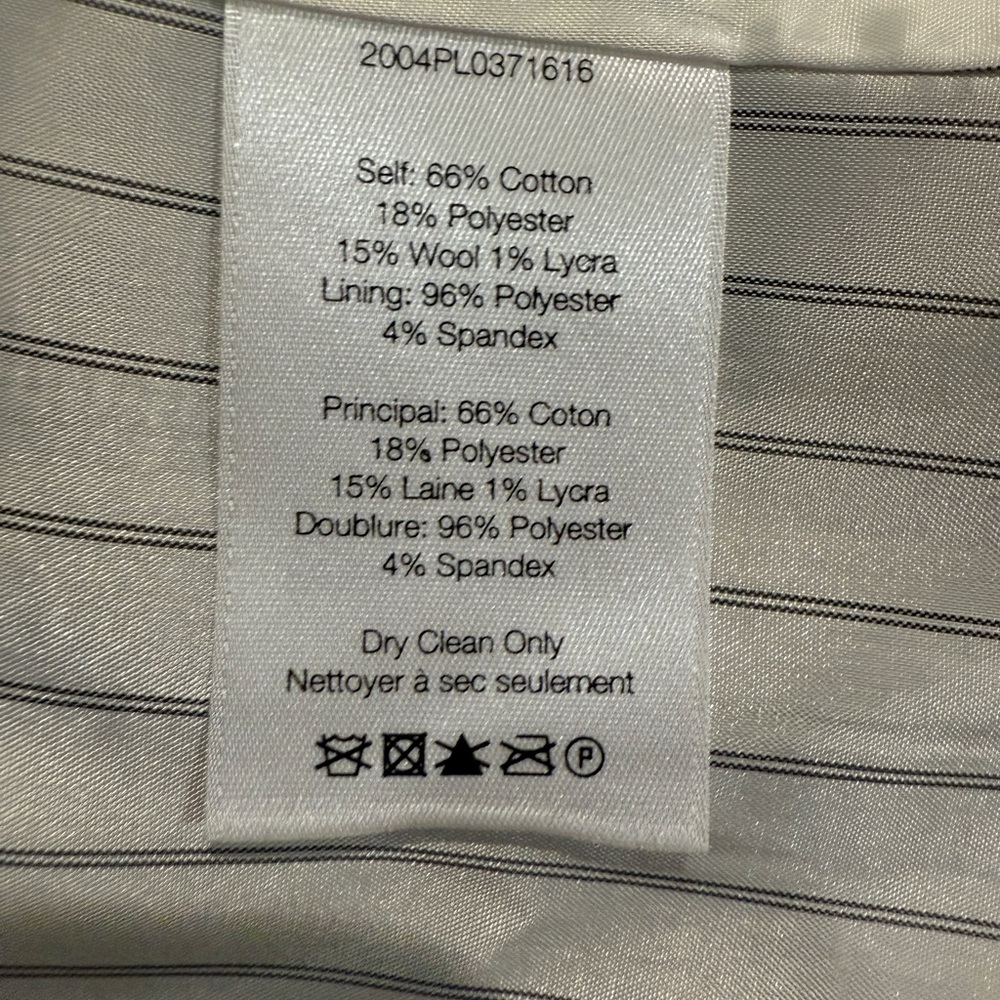 Veronica Beard GIA Dickey Jacket / Blazer  - Grey/Navy Plaid – Women’s Size 2 - Picture 6 of 11